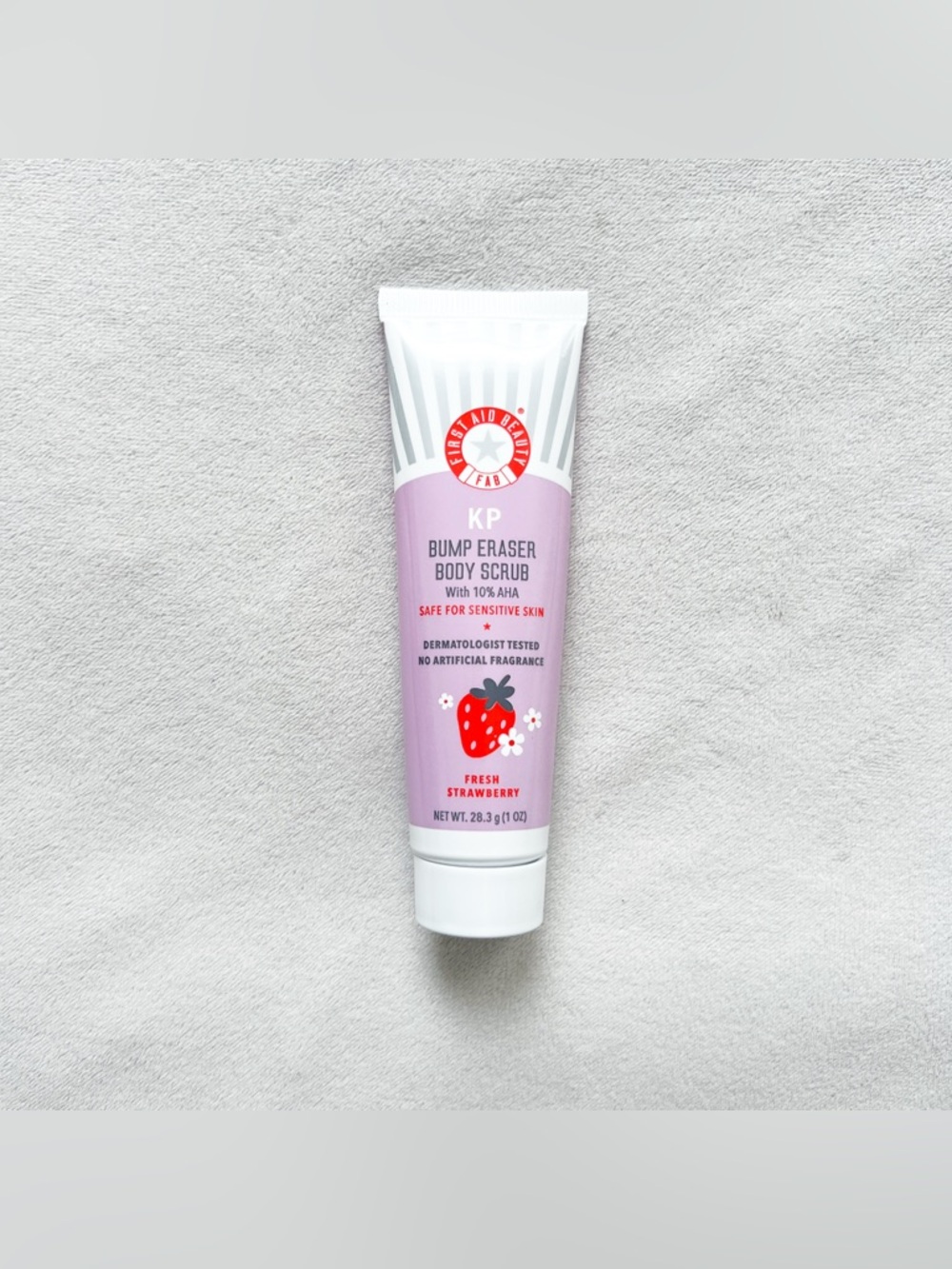 First Aid Beauty KP Bump Eraser Body Scrub - Fresh Strawberry - Pink